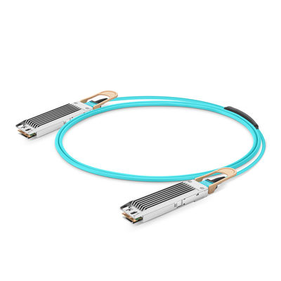 Mellanox Compatible 800G OSFP NDR InfiniBand Active Optical Cable with Heat Sink on Top  Used for Quantum-2 Switch